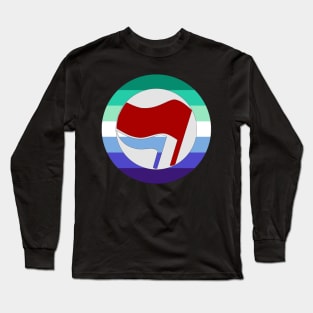 Gay Man Antifascist Action Long Sleeve T-Shirt